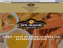 Tablet Screenshot of neworleansbarandgrill.com